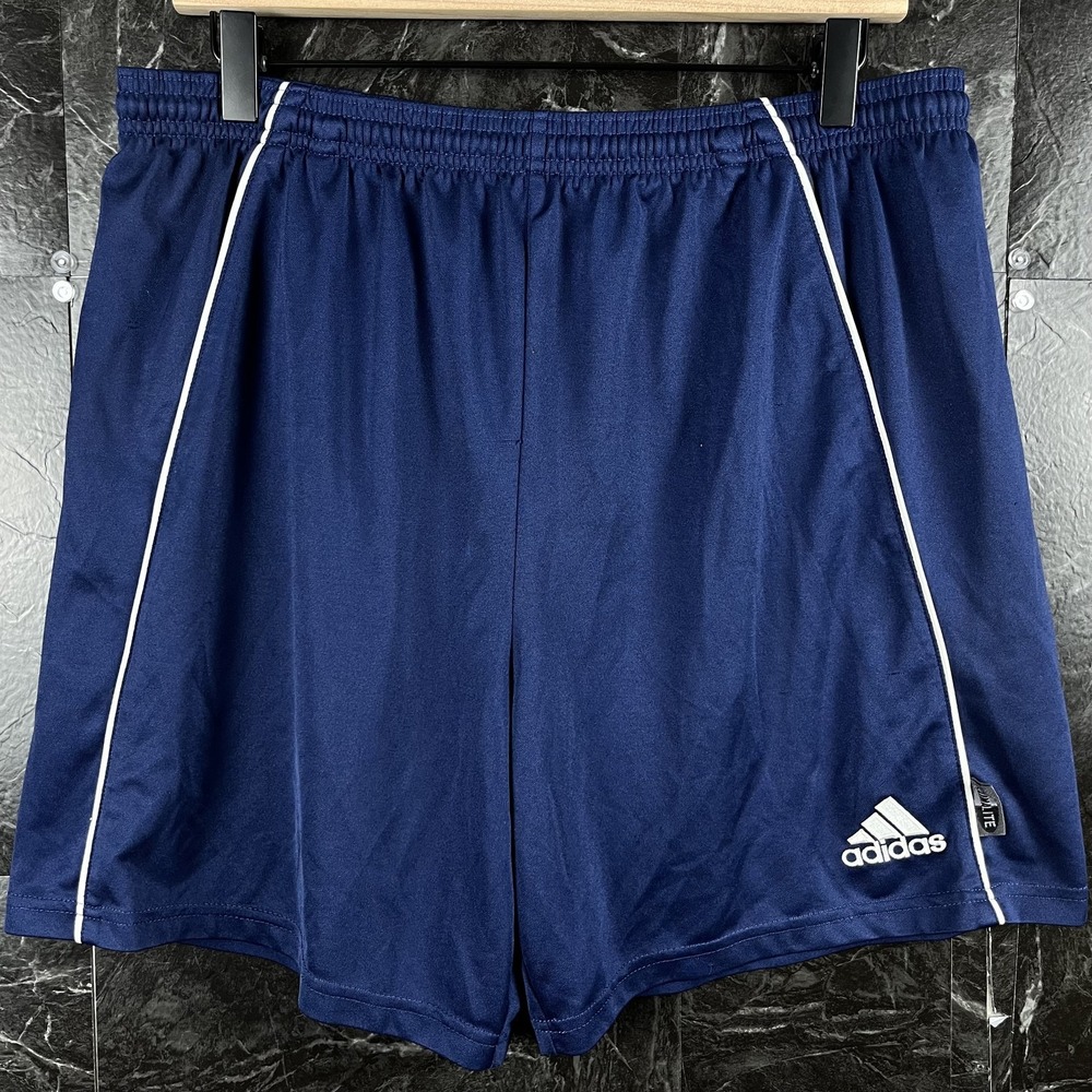 Adidas Men's Navy Climalite Running Shorts Large